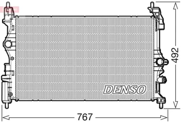 Підвіска радіатора DRM20051 DENSO