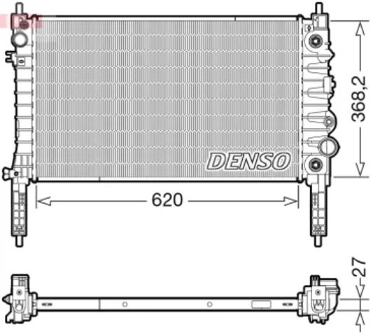 Радіатор основний DRM20119 DENSO