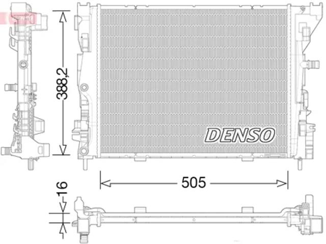 Радіатор основний DRM23035 DENSO