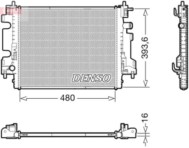 Радіатор охолодження двигуна DRM23113 DENSO