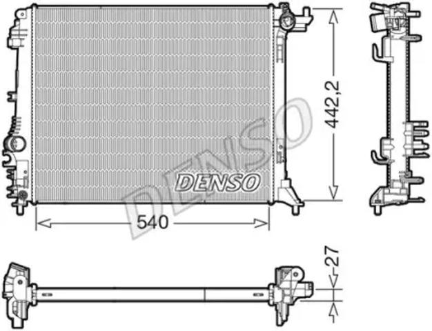Радіатор водяний DRM23114 DENSO