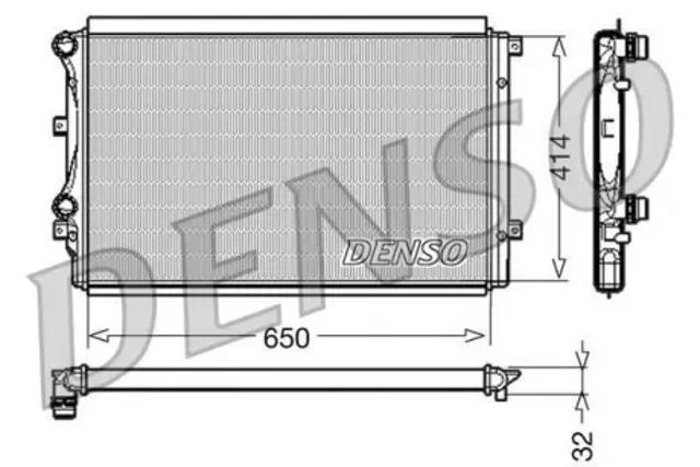 Радіатор охолодження DRM32015 DENSO