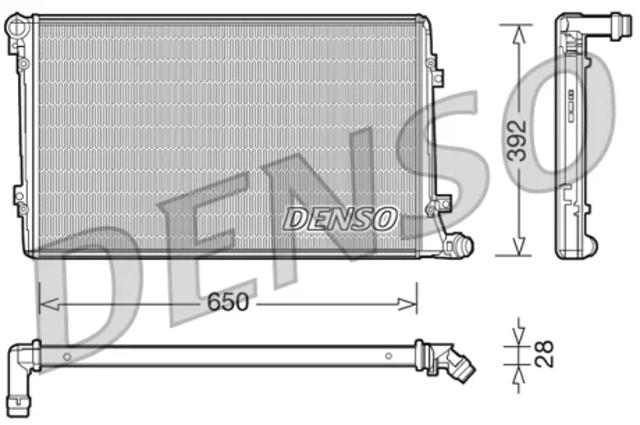 Радіатор охолодження двигуна DRM32019 DENSO