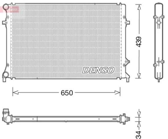 Радіатор основний DRM32042 DENSO