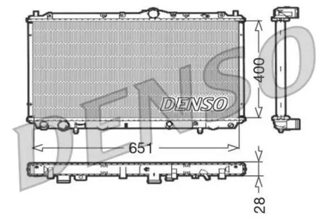 Радіатор водяний DRM33060 DENSO