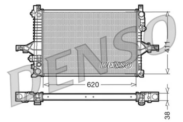 Підвіска радіатора DRM33066 DENSO