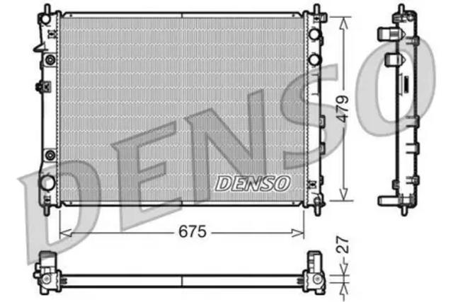 Радіатор охолодження двигуна DRM36012 DENSO