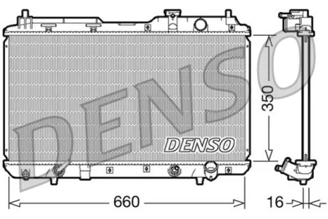 Радіатор основний DRM40010 DENSO