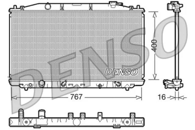 Радіатор основний DRM40025 DENSO