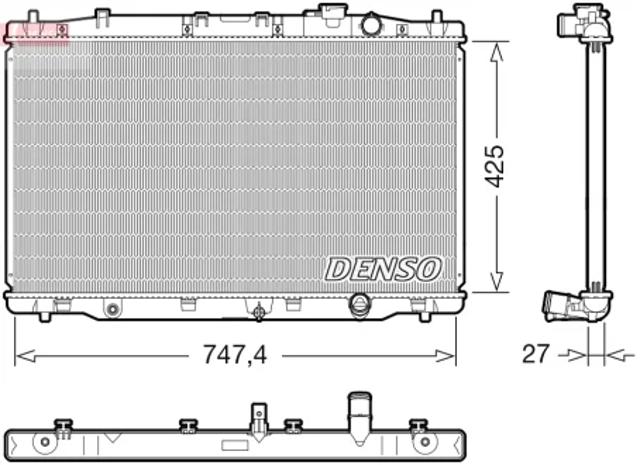 Радіатор охолодження DRM40052 DENSO