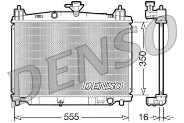 Радіатор охолодження двигуна DRM44016 DENSO