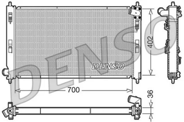 Радіатор DRM45029 DENSO