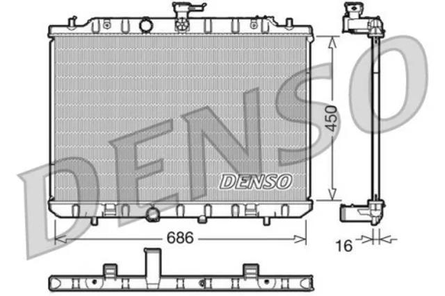 Радіатор основний DRM46006 DENSO