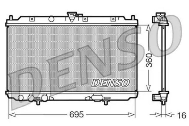 Радіатор водяний DRM46012 DENSO