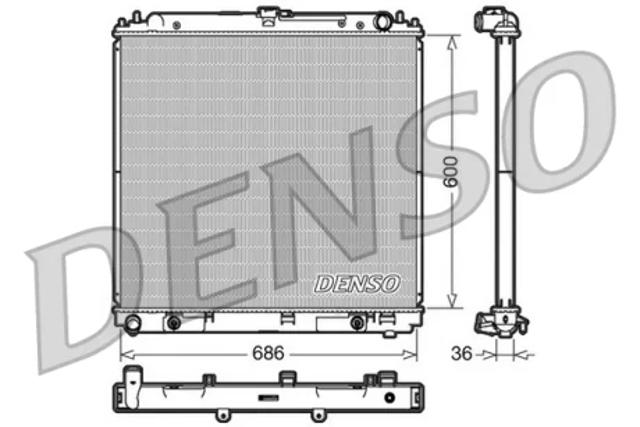 Радіатор основний DRM46032 DENSO