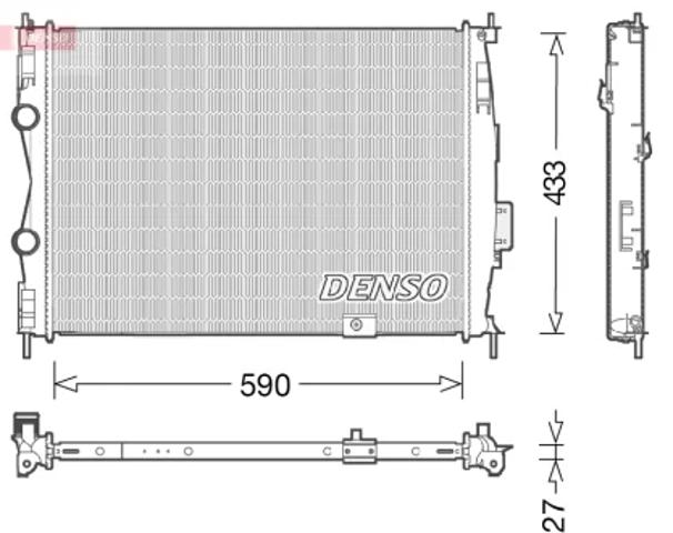 Радіатор основний DRM46051 DENSO