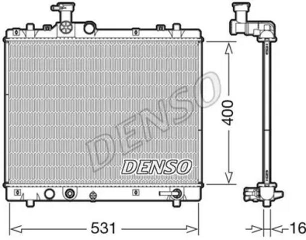 Радіатор основний DRM47035 DENSO