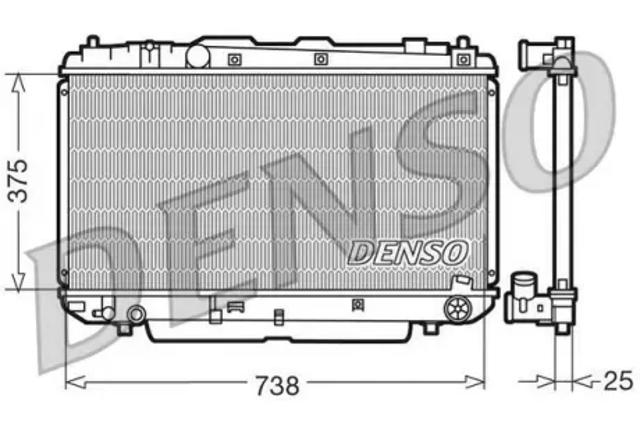 Радіатор DRM50021 DENSO