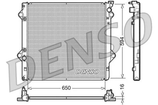 Радіатор охолодження DRM50036 DENSO