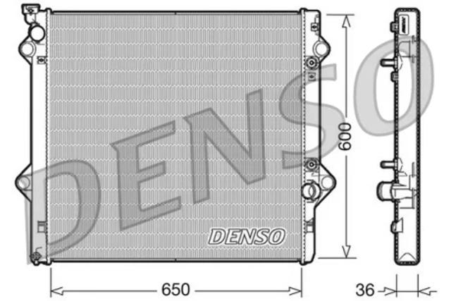 Радіатор водяний DRM50049 DENSO