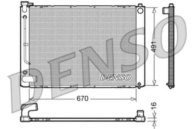 Система охолодження двигуна DRM50055 DENSO