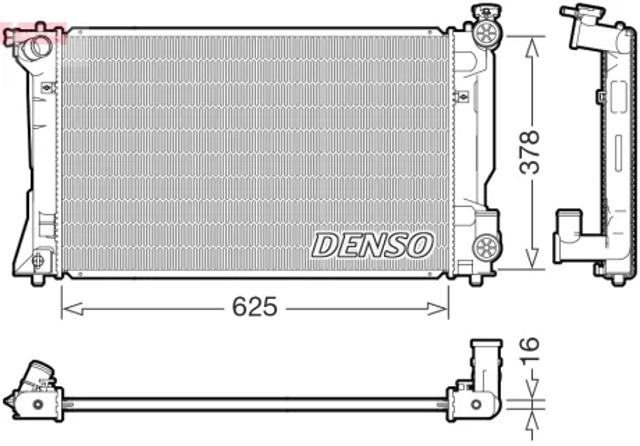Радіатор охолодження DRM50118 DENSO