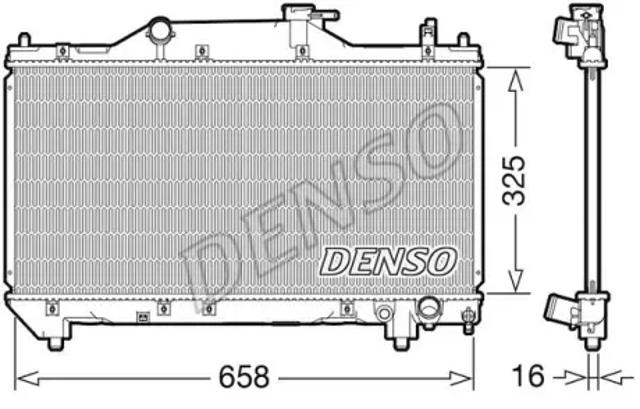 Радіатор охолодження DRM50131 DENSO