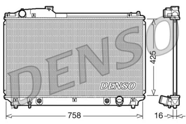Радіатор охолодження двигуна DRM51003 DENSO