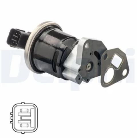 Клапан рециркуляції відпрацьованих газів EGR EG1051912B1 DELPHI