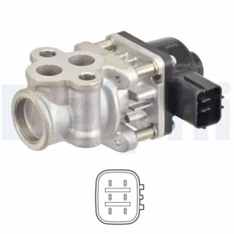 Клапан рециркуляції відпрацьованих газів EGR EG1061112B1 DELPHI