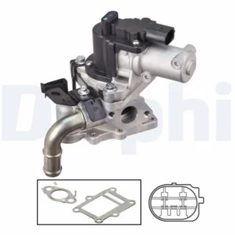 Клапан рециркуляції відпрацьованих газів EGR EG1061312B1 DELPHI