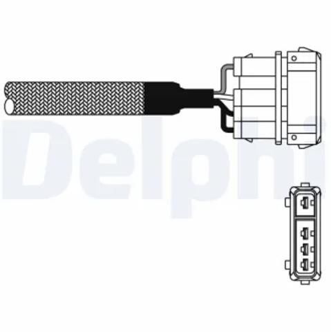 Лямбдазонд, датчик кисню до каталізатора ES1097612B1 DELPHI