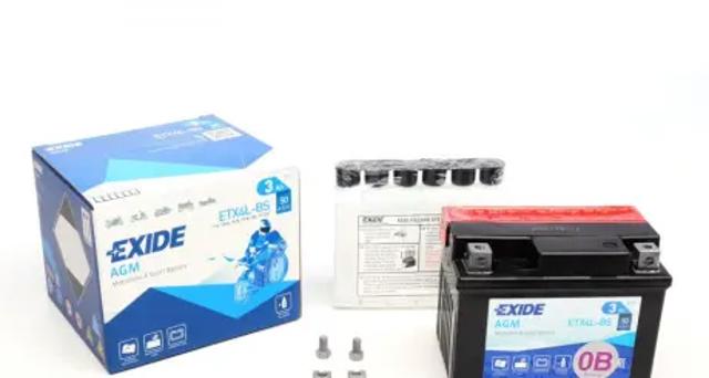 Акумулятор автомобільний ETX4LBS EXIDE