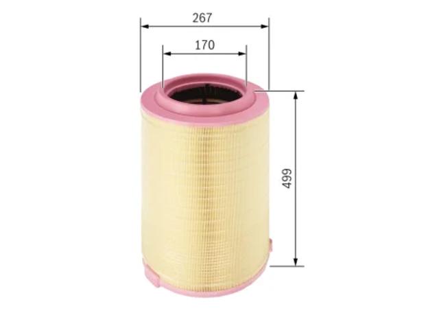 Повітряний фільтр двигуна F026400641 BOSCH