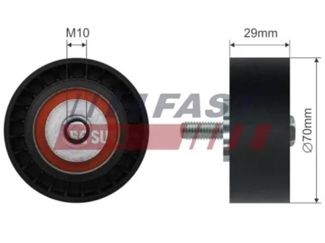 Ролик приводного ременя, паразитний FT44575 FAST