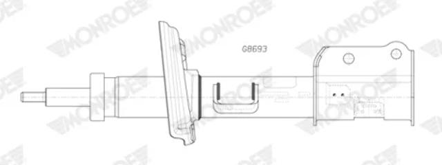Амортизатор передньої підвіски G8693 MONROE