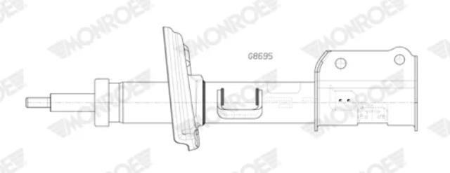 Амортизатор передньої підвіски G8695 MONROE