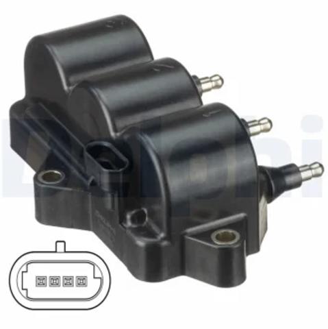 Котушка запалювання GN1051312B1 DELPHI
