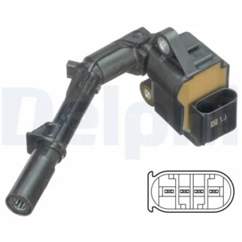 Котушка запалювання GN1069012B1 DELPHI