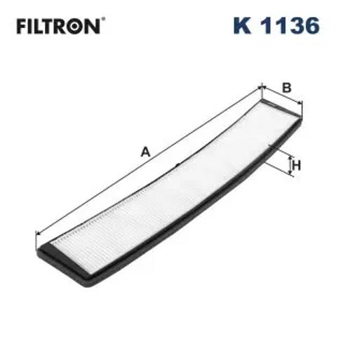 Внутрішньосалонний фільтр K1136 FILTRON