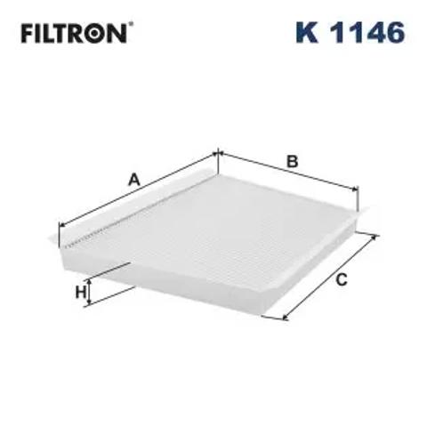 Фільтр, повітря у внутрішній простір K1146 FILTRON