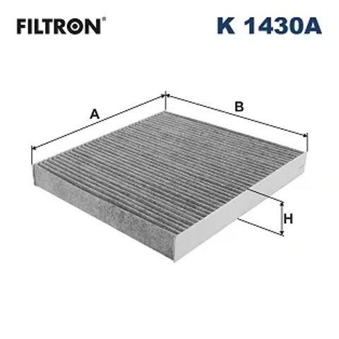 Фільтр салону вугільний K1430A FILTRON