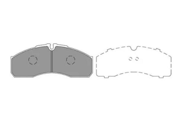 Гальмівні колодки KBP6598 KAVO PARTS