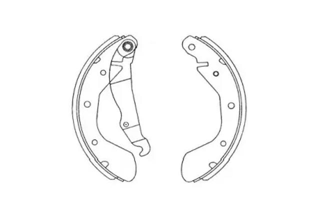 Колодки гальмівні задні, барабанні KBS1403 KAVO PARTS