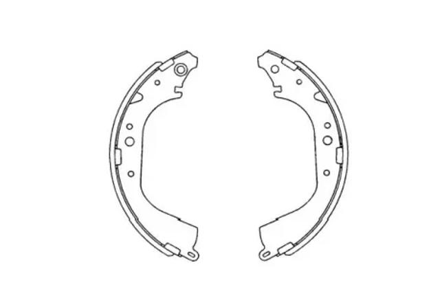Колодки гальмові задні, барабанні KBS9901 KAVO PARTS