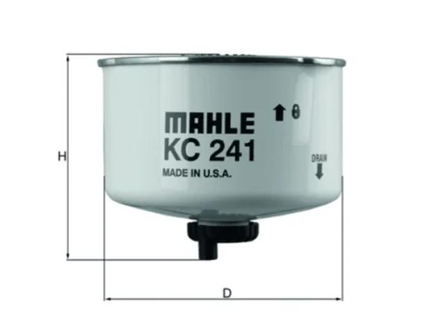 Фільтр-відстійник палива грубої очистки KC241D MAHLE