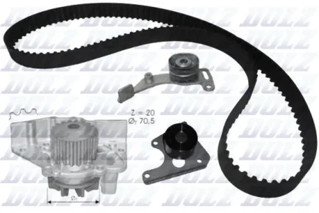 Комплект ГРМ KD023 DOLZ