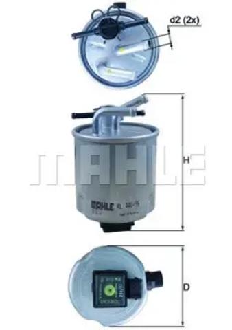 Фільтр тонкого очищення палива KL44036 MAHLE