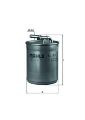 Фільтр тонкого очищення палива KL494 MAHLE