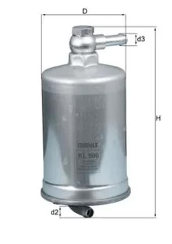 Фільтр тонкого очищення палива KL599 MAHLE